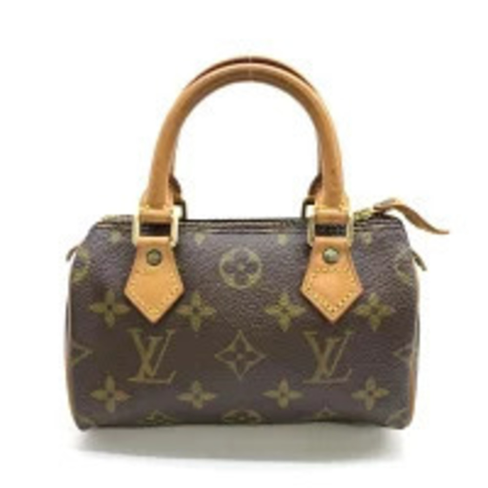 Louis Vuitton Monogram Speedy Bag Pouch Clutch Brown